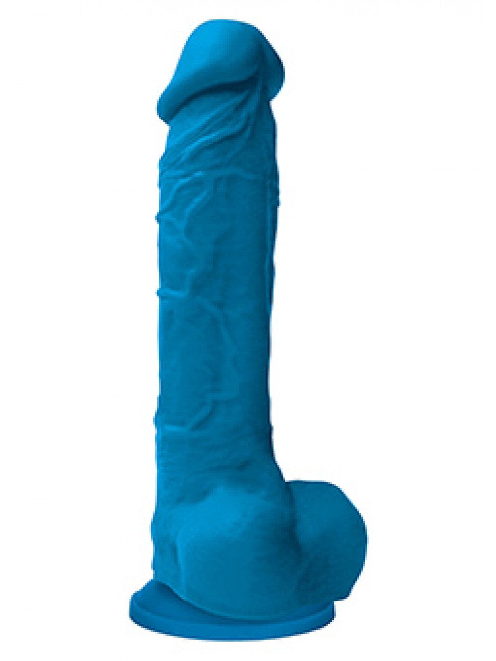 COLOURS PLEASURE DILDO 8INCH BLUE