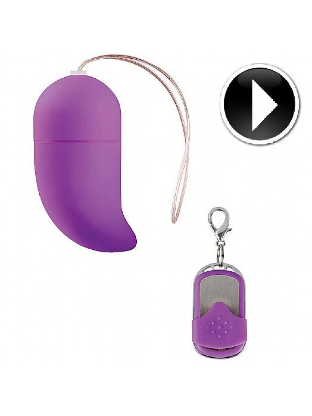 G-SPOT EGG WIRELESS CONTROLED MEDIUM SIZE PURPLE