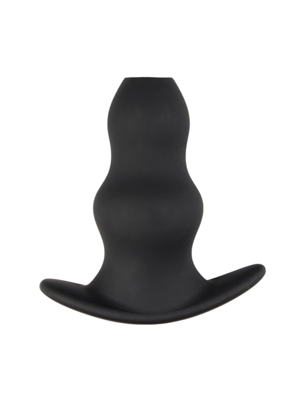 Hollow Silicone Butt Plug - Medium