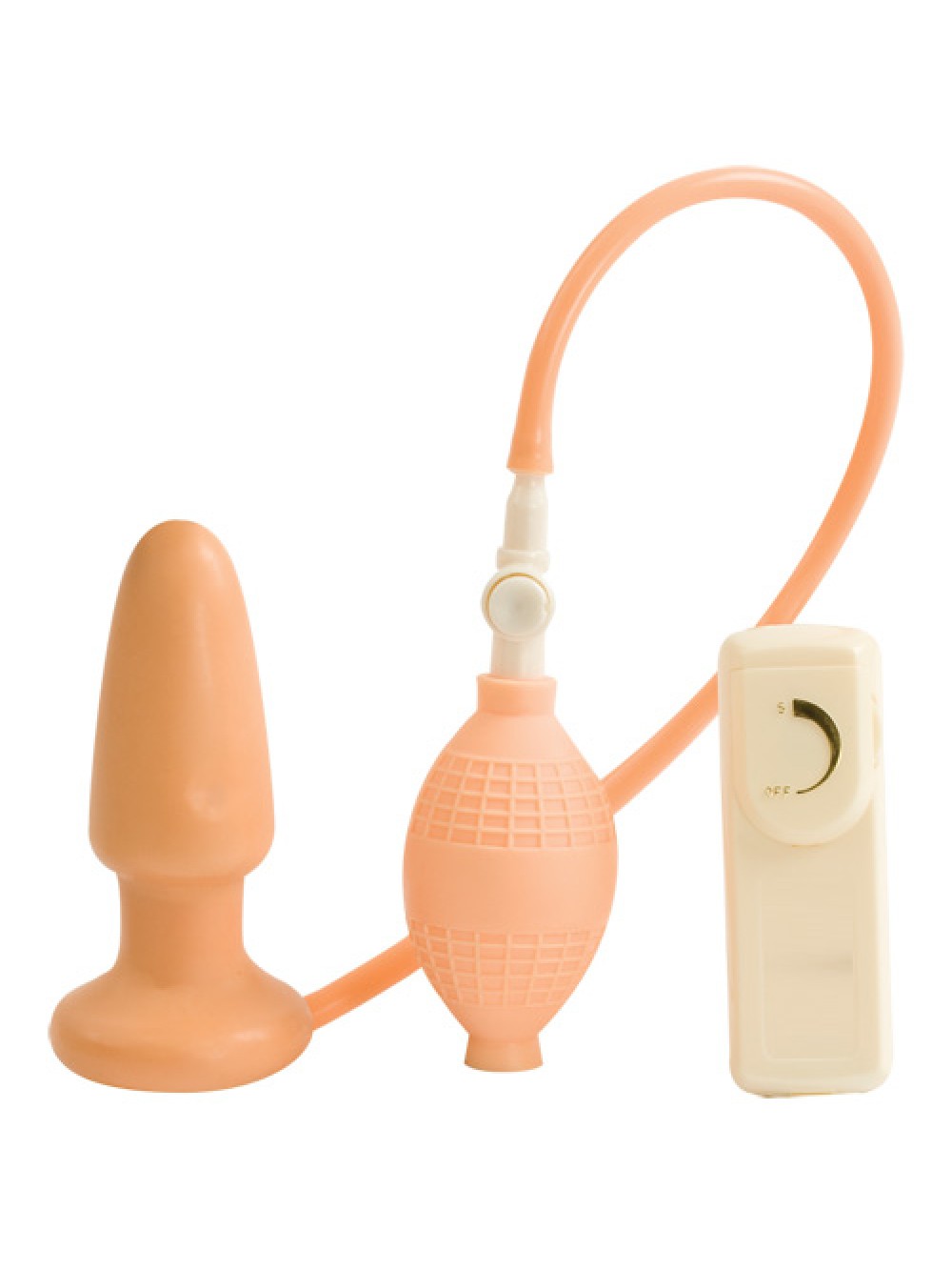 Inflatable Vibrating Flesh Butt Plug