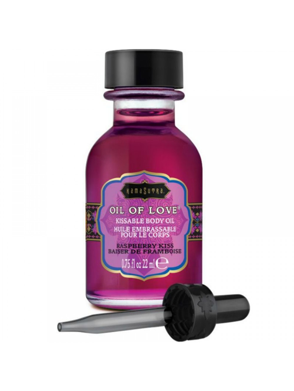 KAMASUTRA KISSABLE OIL OF LOVE FOREPLAYS RASPBERRY 22 ML