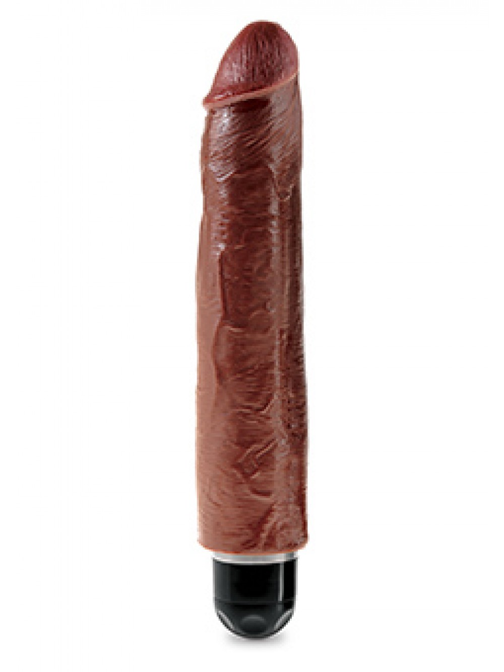 KING COCK 10'' VIBR STIFFY BROWN