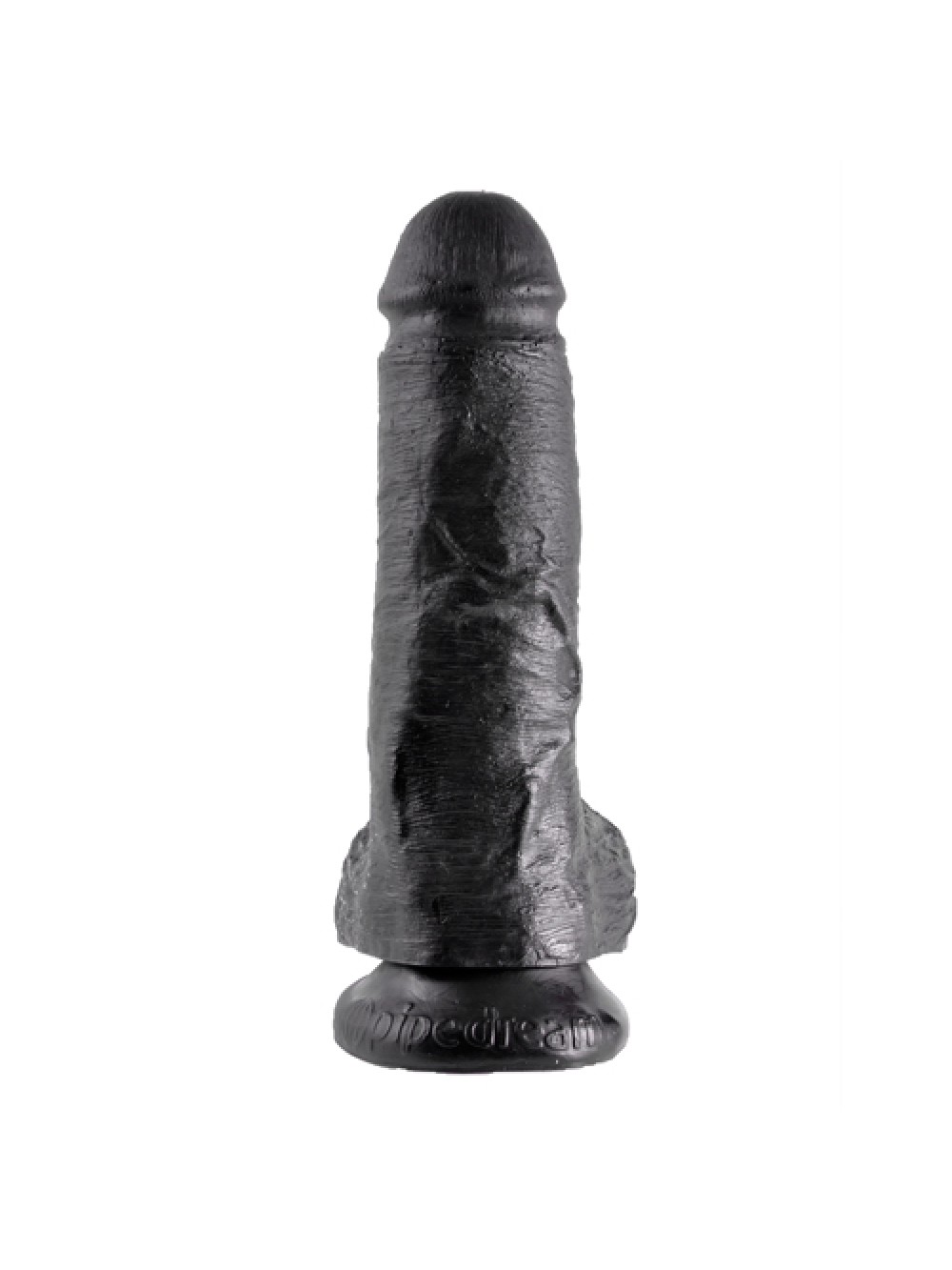 King Cock 20 cm Dildo With Balls Black