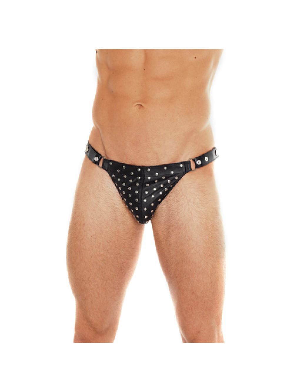 Leather Studded Brief