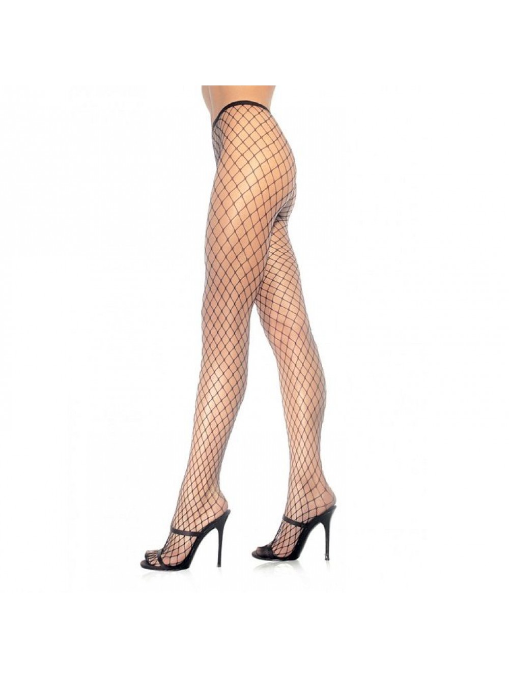 LEG AVENUE NET AND LACE PANTYHOSE