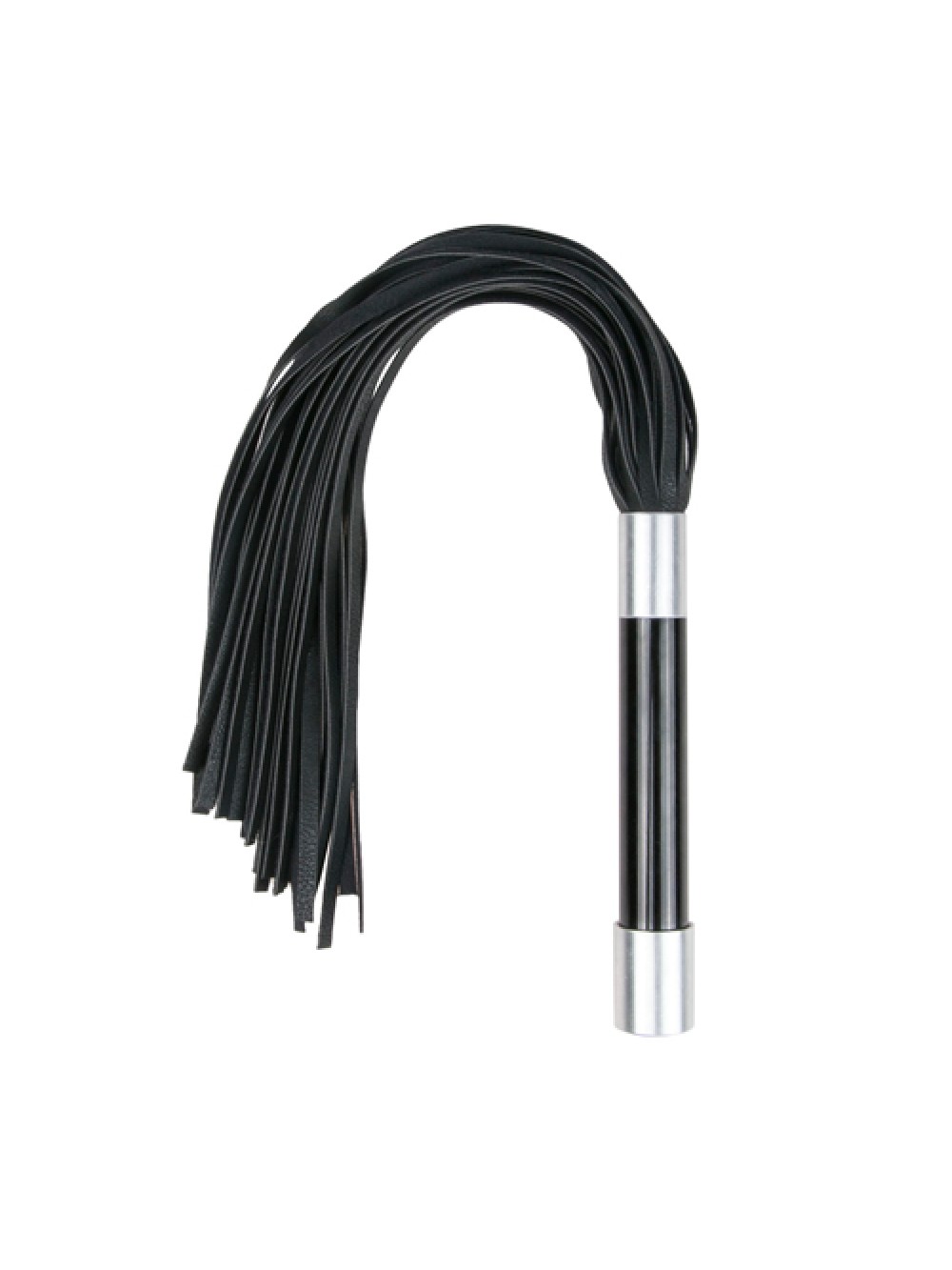 Long Flogger With Metal Grip