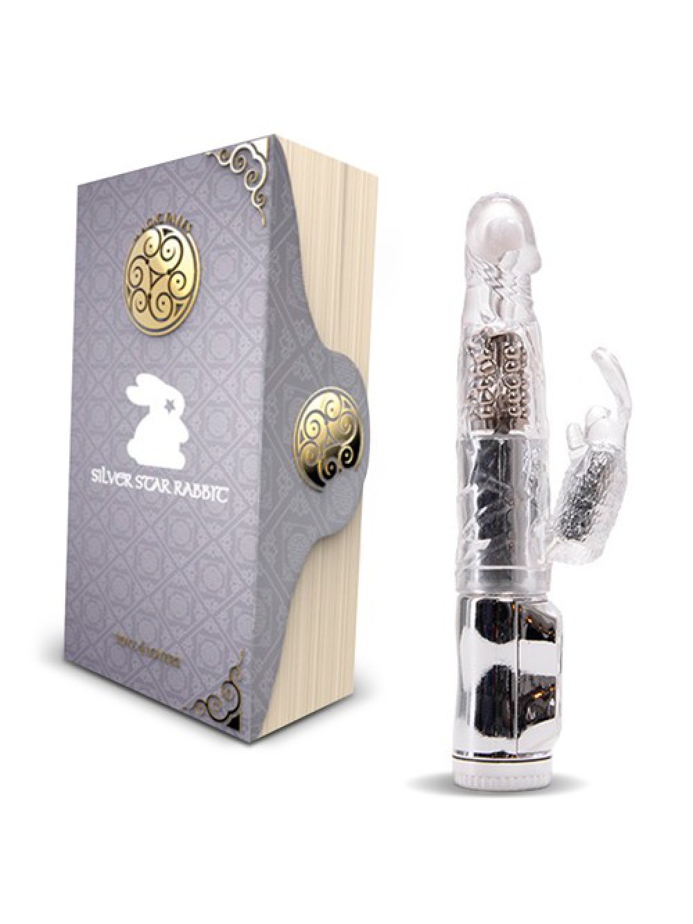MAGIC TALES VIBRATOR SILVER STAR RABBIT