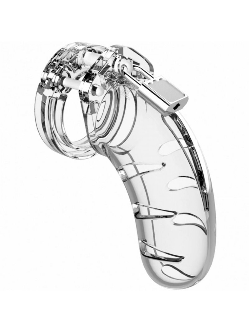 N.3 CHASTITY PENIS CAGE  TRANSPARENT