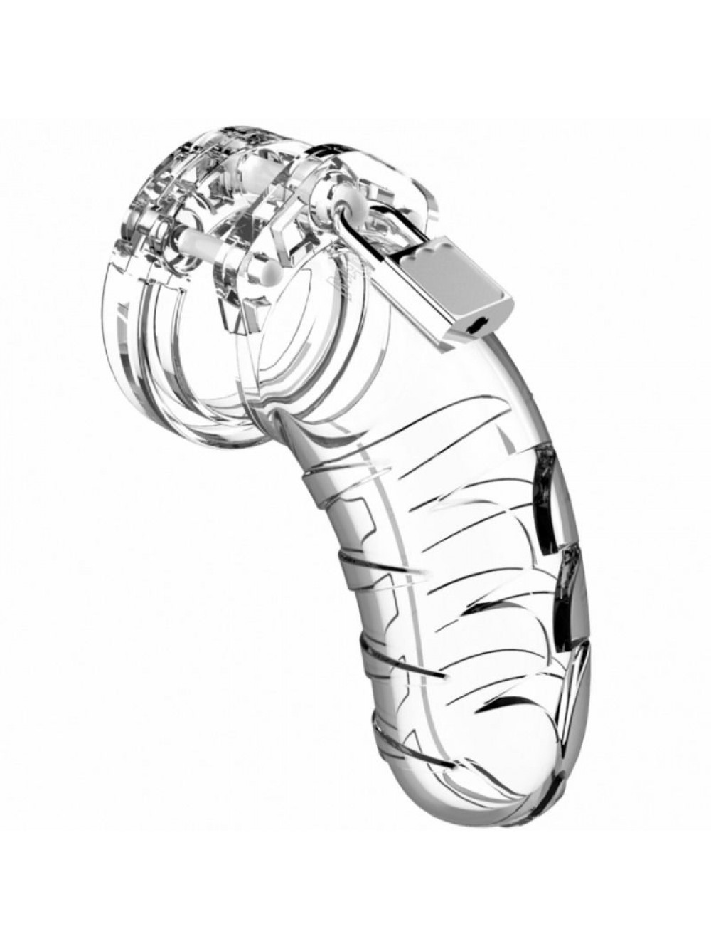 N.4 CHASTITY PENIS CAGE  TRANSPARENT