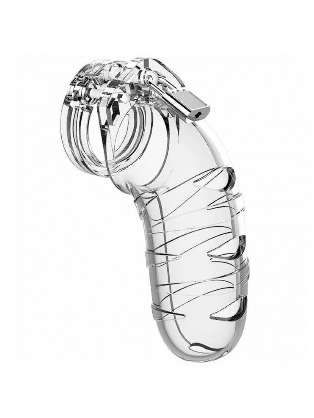 N.5 CHASTITY PENIS CAGE TRANSPARENT