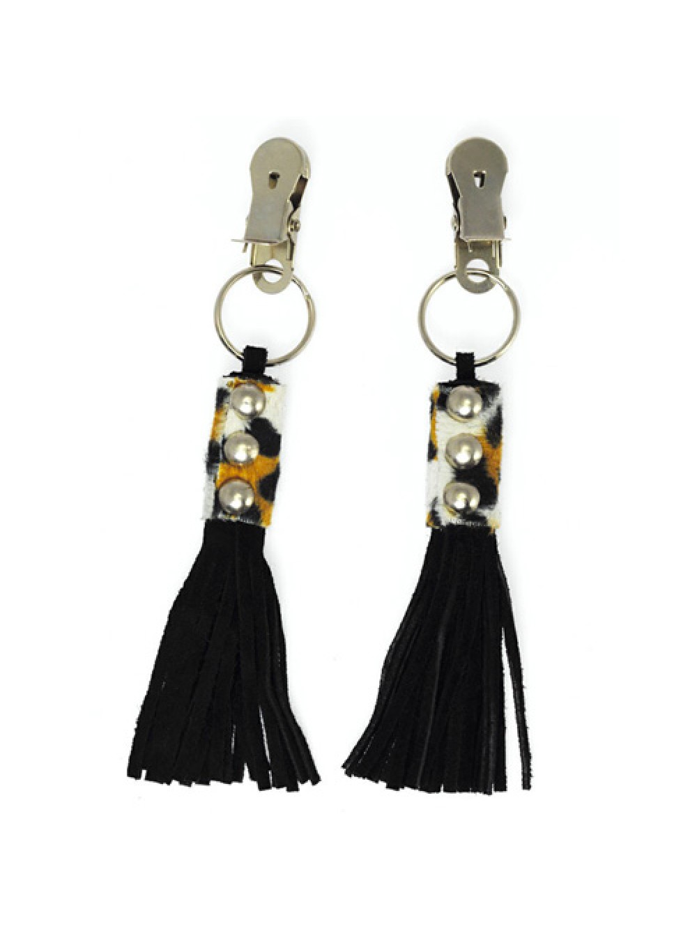 Nipple Clamps With Animal Print