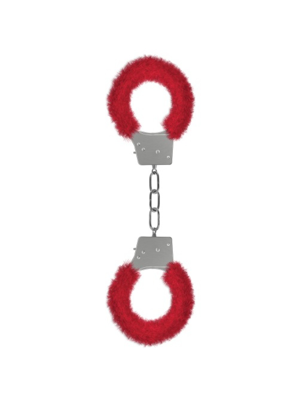 BEGINNER'S FURRY HANDCUFFS RED