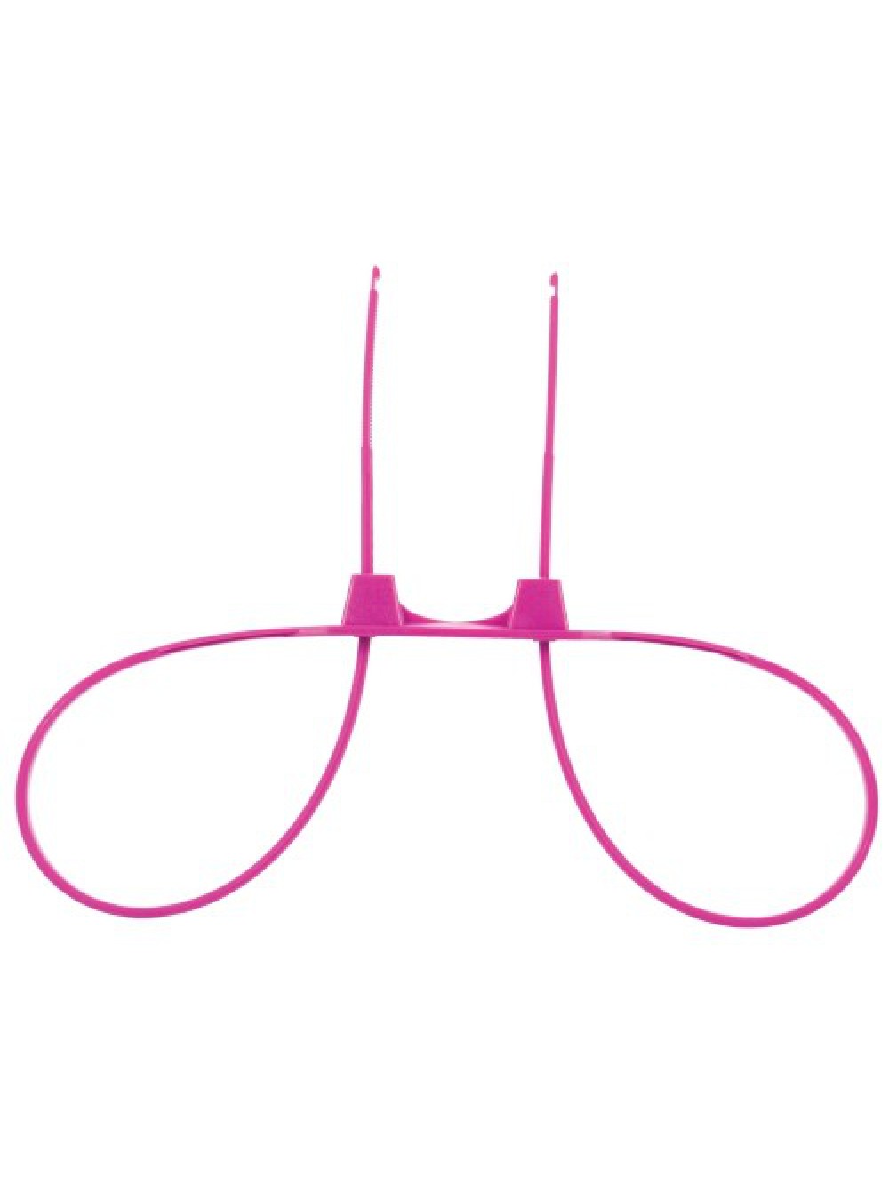 DISPOSABLE OUCH! ZIP TIE CUFFS PINK