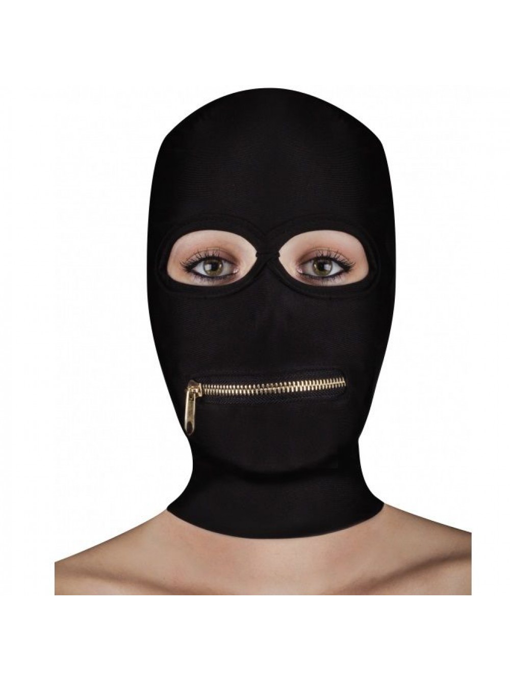 OUCH EXTREME ZIPPER MASK WITH MOUTH ZIPPER