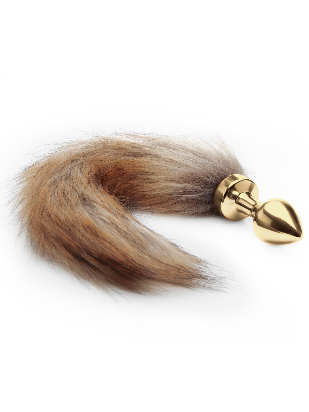 FOX TAIL BUTTPLUG GOLD