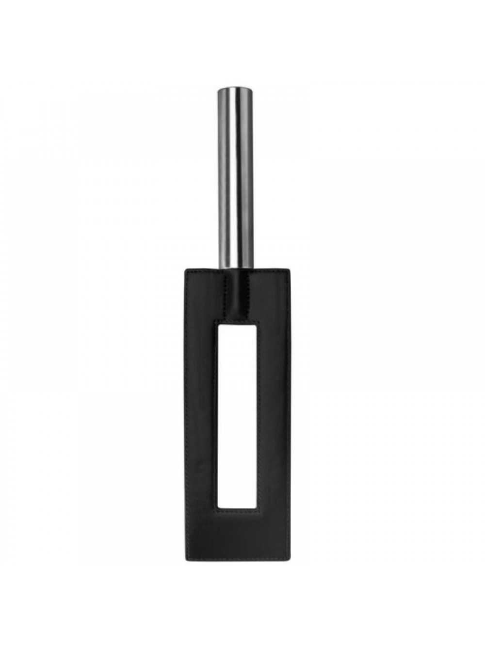 OUCH! LEATHER GAP PADDLE BLACK