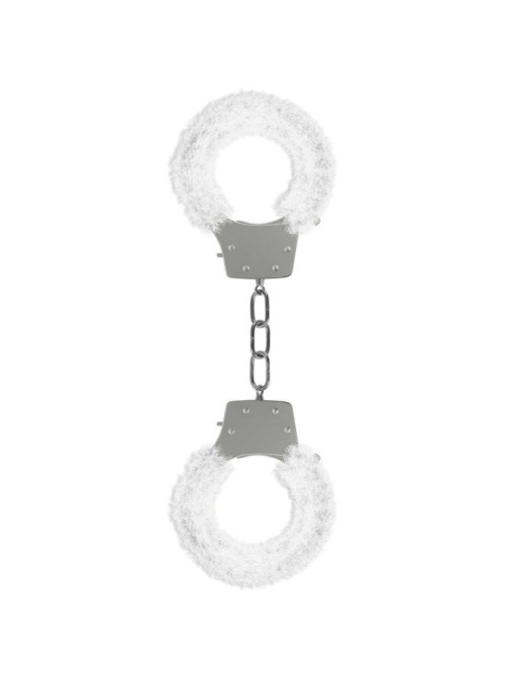 PLEASURE FURRY HANDCUFFS WHITE