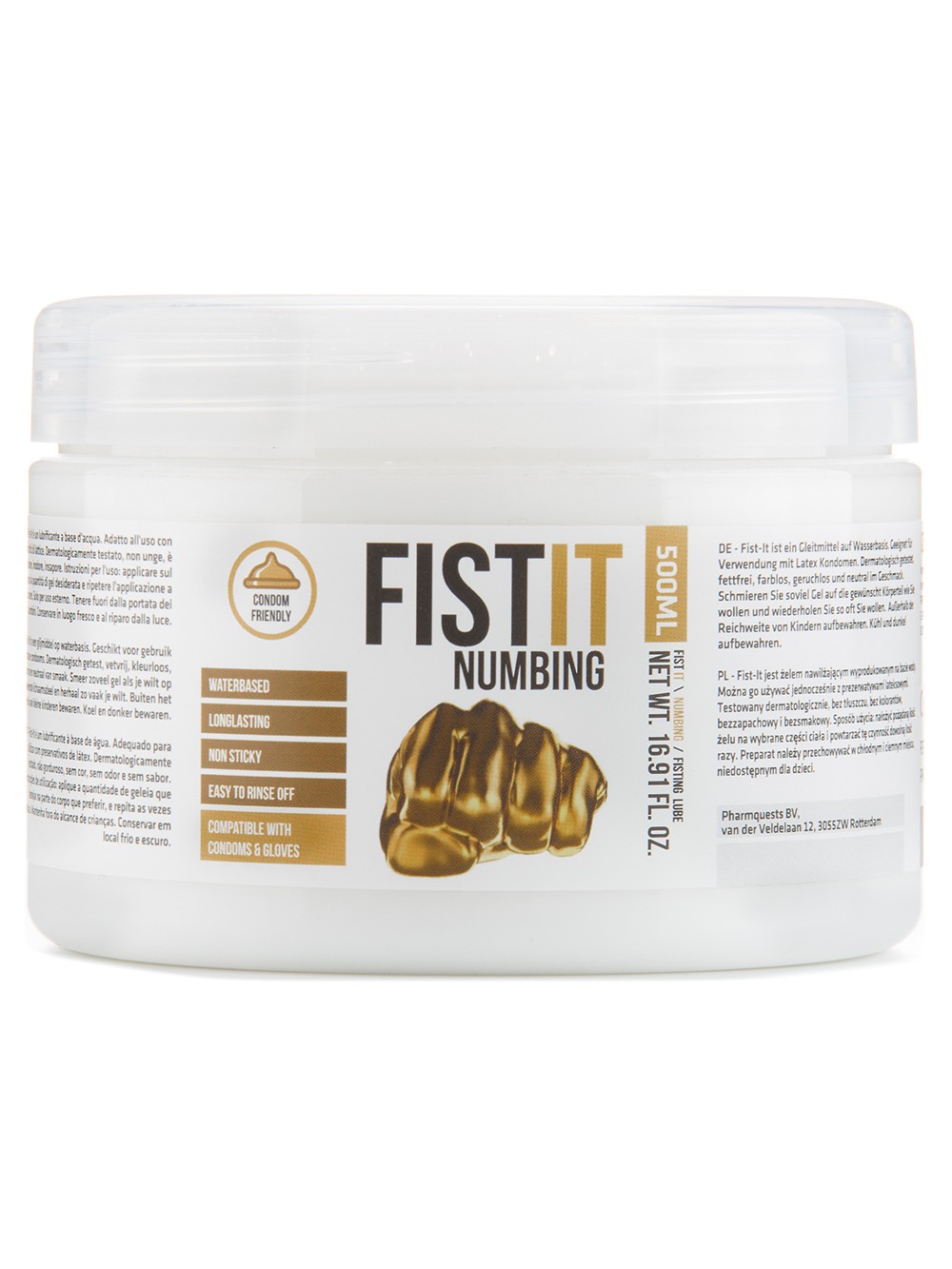 FIST IT NUMBING FISTING LUBRICANT 500ML