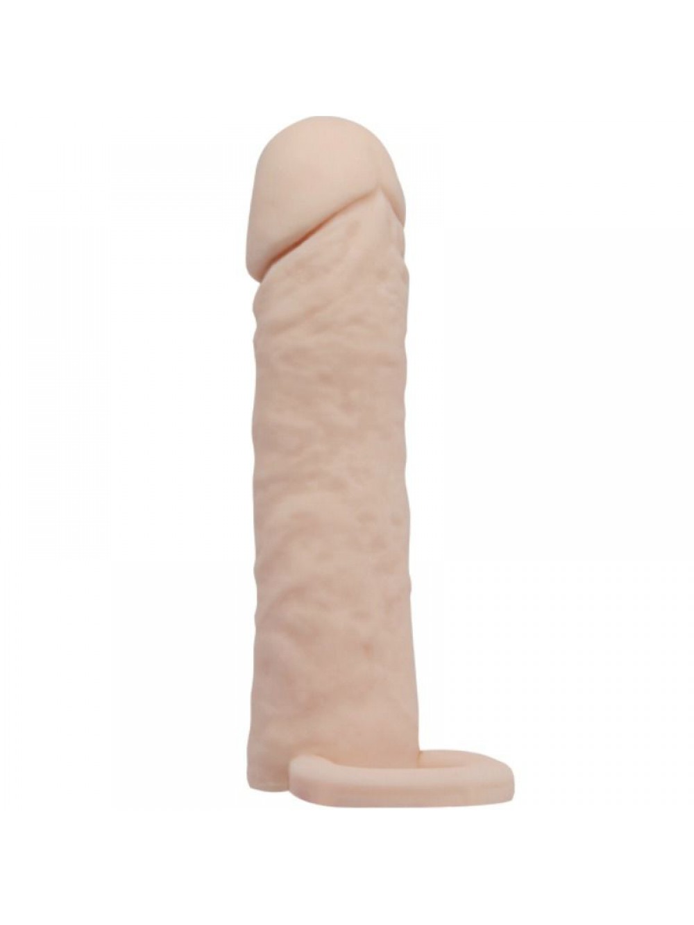 PRETTY LOVE REALISTIC PENIS SLEEVE WITH BALL STRAP 16 CM