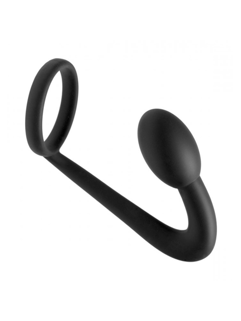 Prostatic Play Explorer Silicone Cock Ring and Prostate Plug