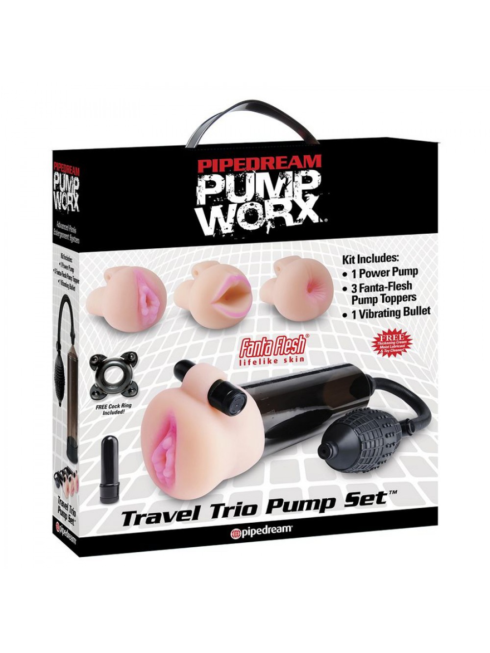 PUMP WORX TRAVEL TRIO PUMP SET