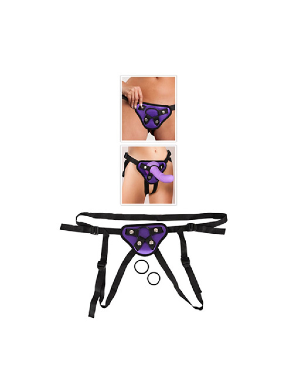 Purple And Black Universal Harness