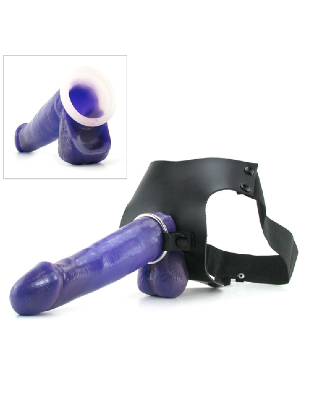 Purple Delight Hollow Strap-On