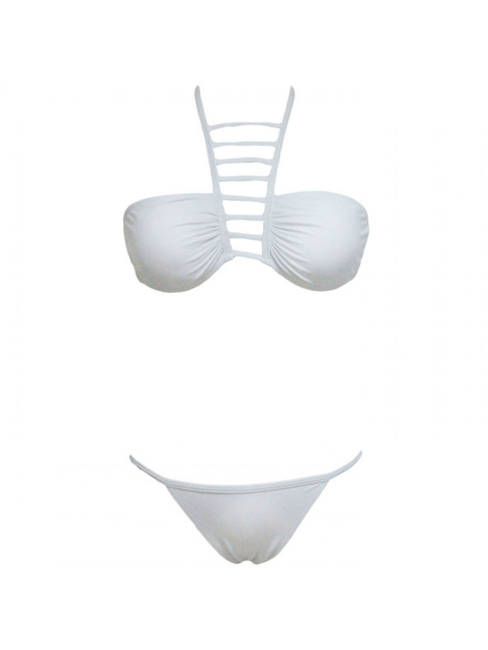 QUEEN SUMMER WHITE BIKINI SIZE L