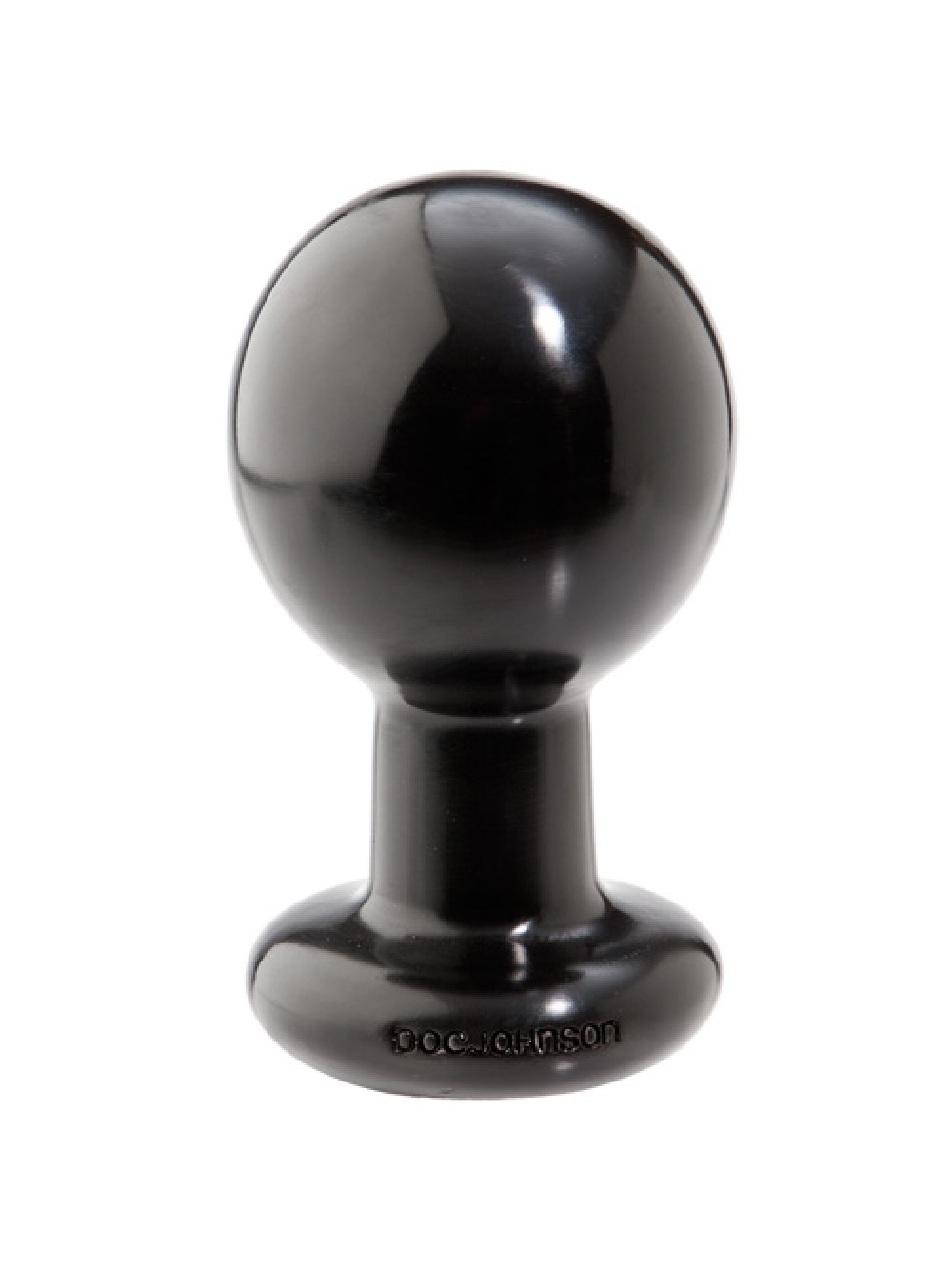 Round Large Black Butt Plug