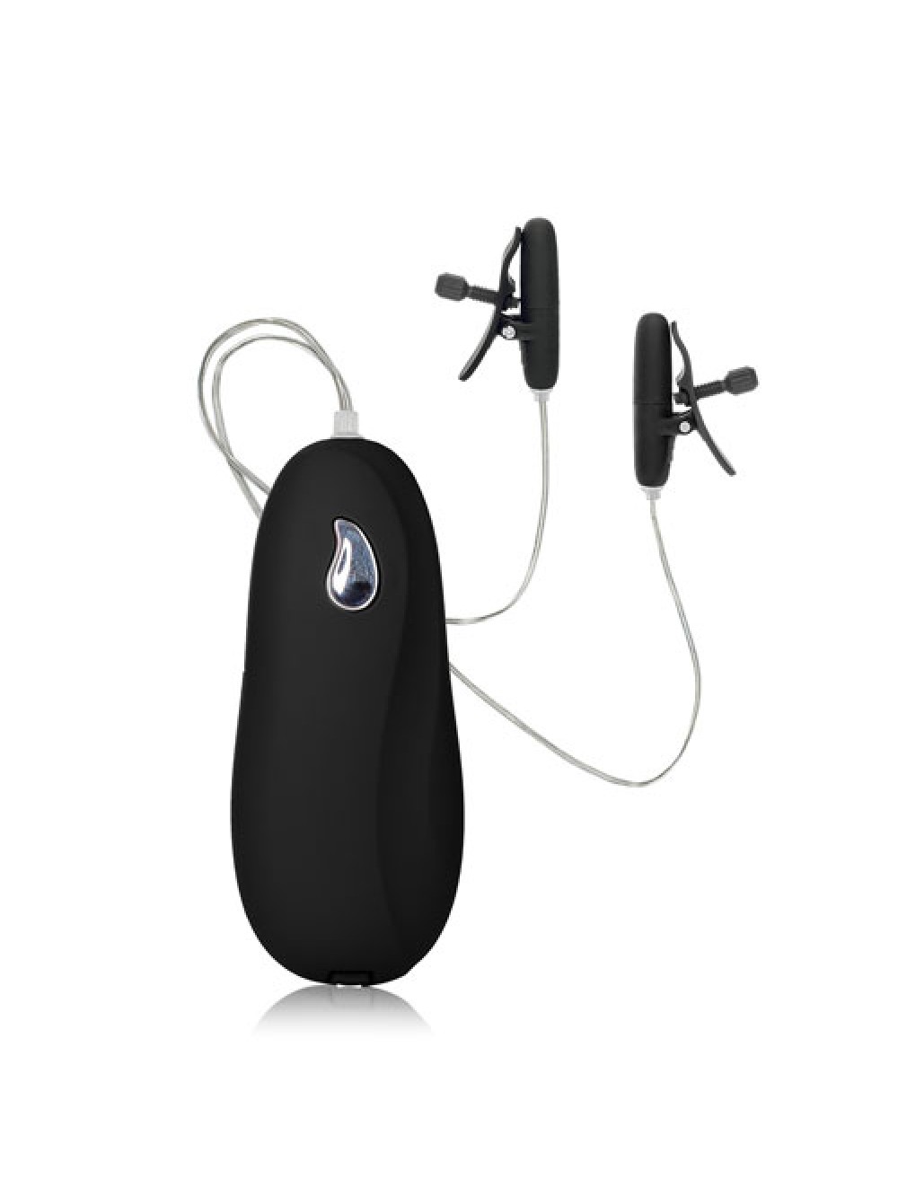 Heated Vibrating Nipple Teasers Black