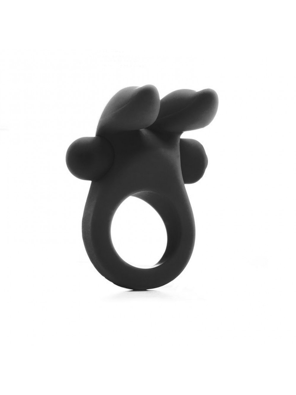 SHOTS RABBIT COCK RING BLACK