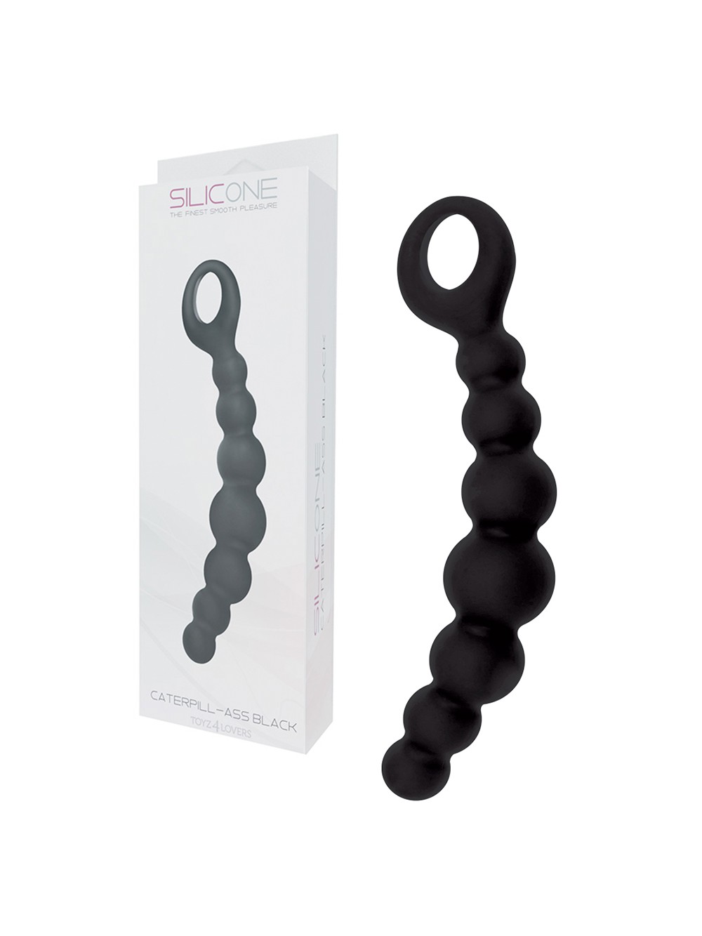 ANAL BEADS CATERPILL ASS BLACK