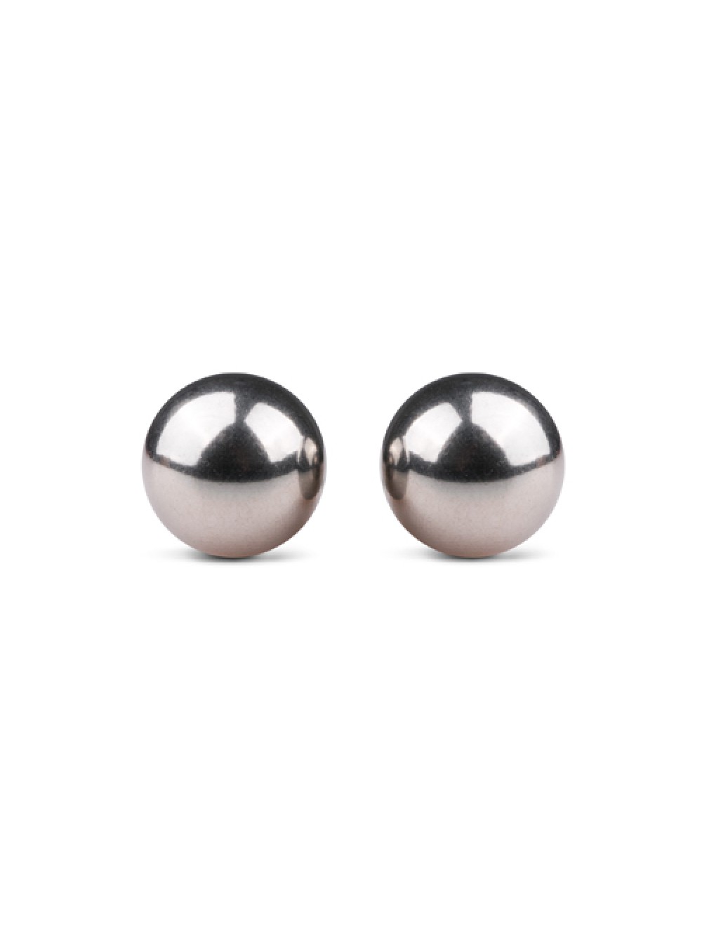 Silver ben wa balls - 19mm