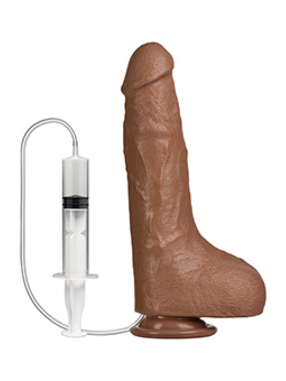 SQUIRTING REALISTIC COCK BROWN
