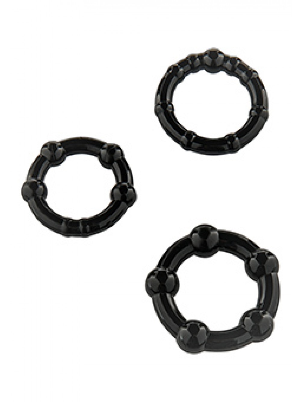 STAY HARD - THREE RINGS - BLACK