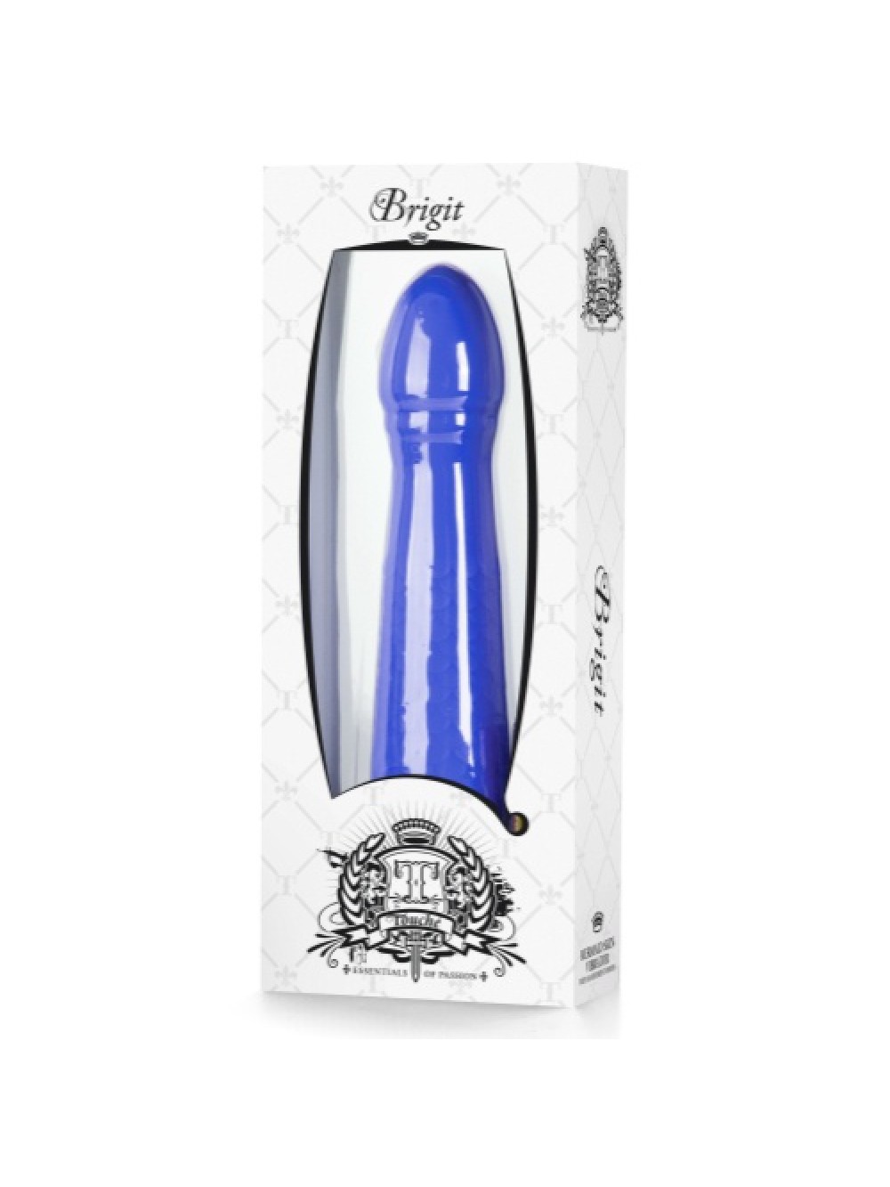 BRIGIT Blue Vibrator - White Package
