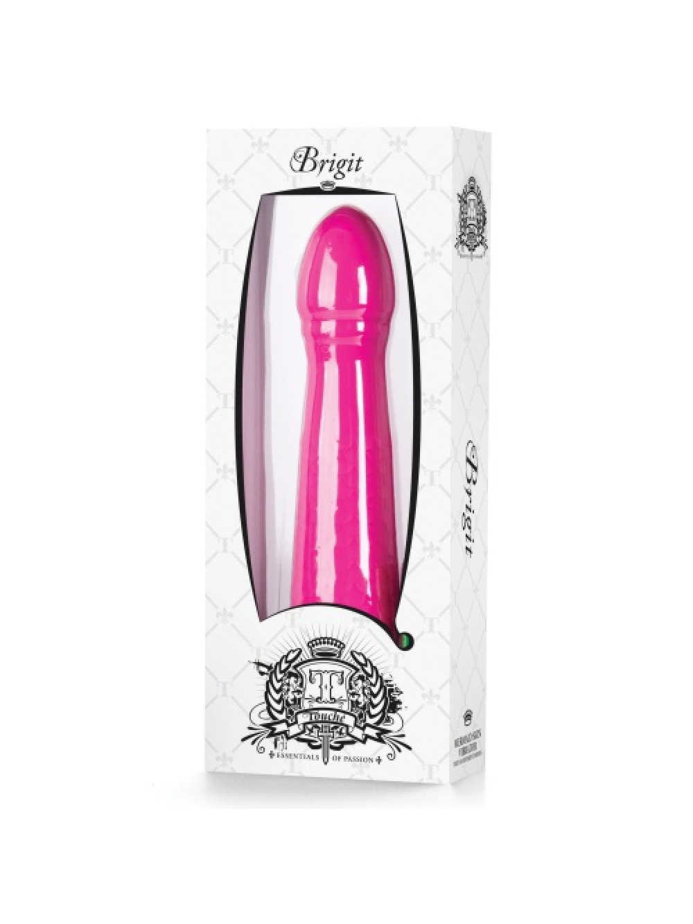 BRIGIT Pink Vibrator - White Package
