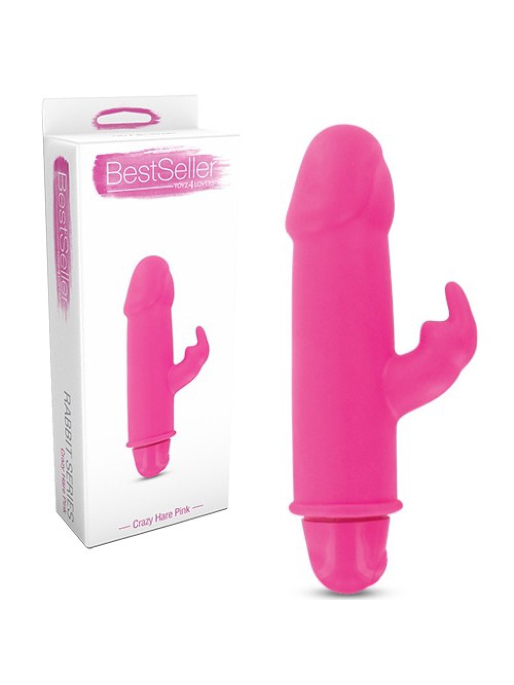 BESTSELLER VIBRATOR CRAZY HARE PINK