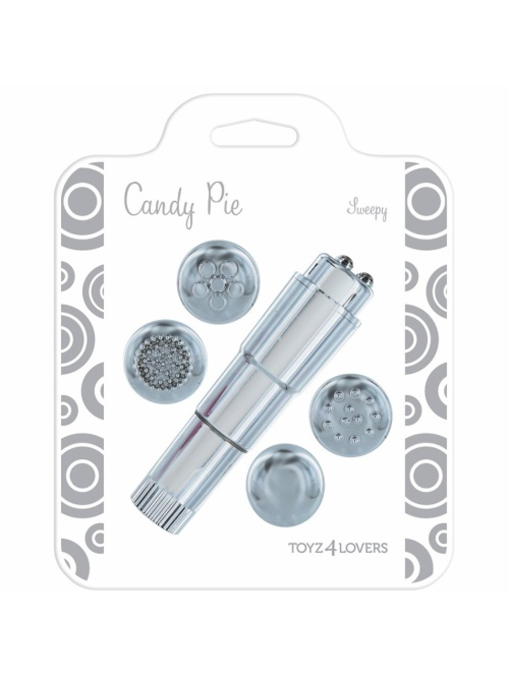 CANDY PIE SWEEPY VIBRATOR SILVER