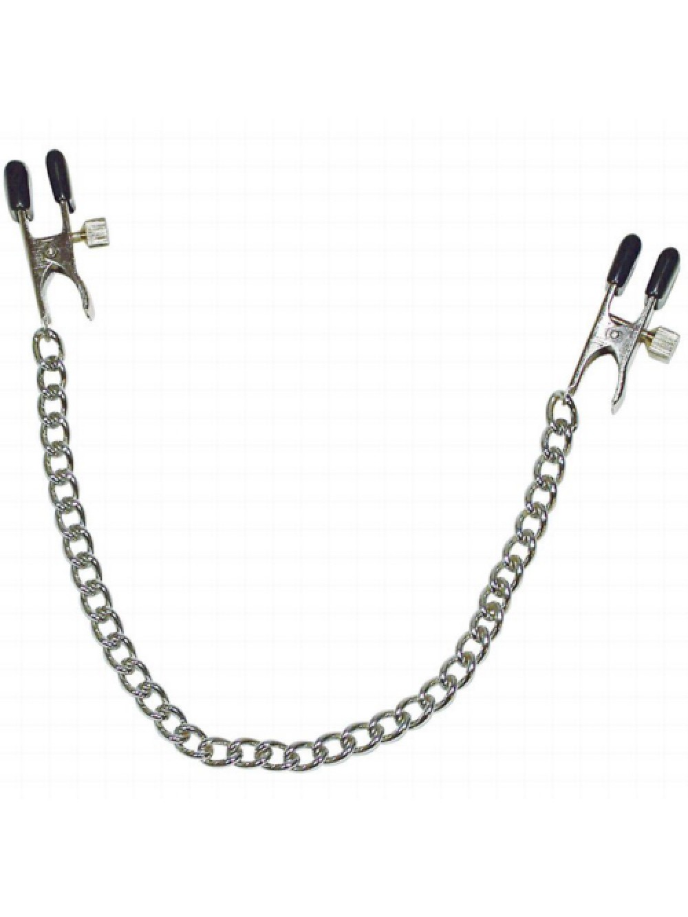 Two nipple clips with screw clamps
