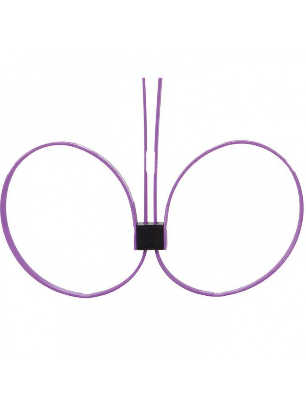 ZIP TIE CUFFS EXTENDED  PURPLE