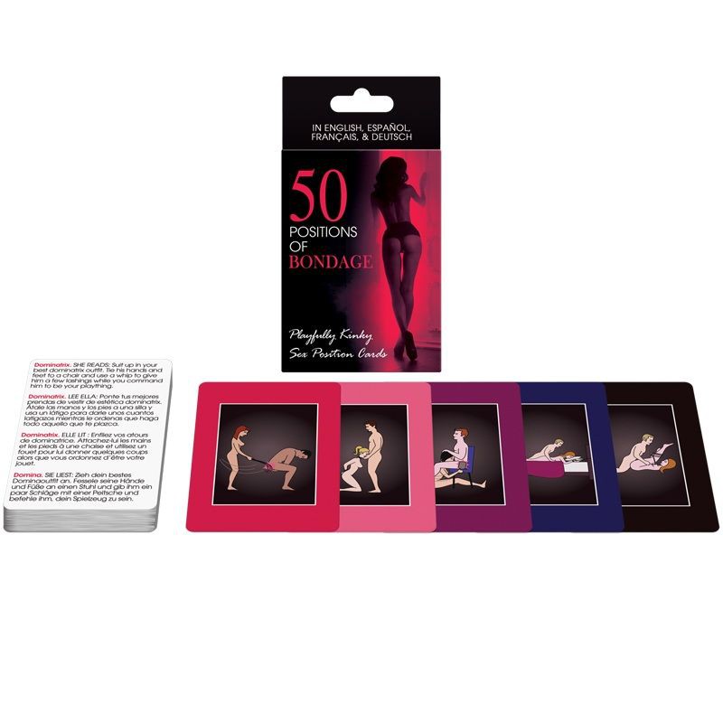 50 POSITIONS OF BONDAGE CARDS