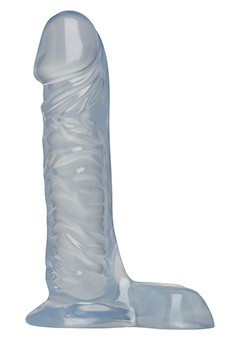 7 INCH BALLSY SUPER COCK CLEAR