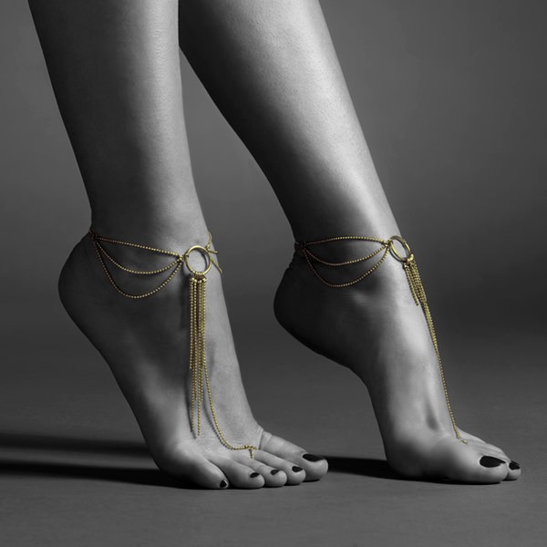 THE MAGNIFIQUE COLLECTION FEET CHAIN BIJOUX INDISCRETS GOLDEN