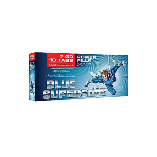 Blue Superstar Erection Pills 8714273794581
