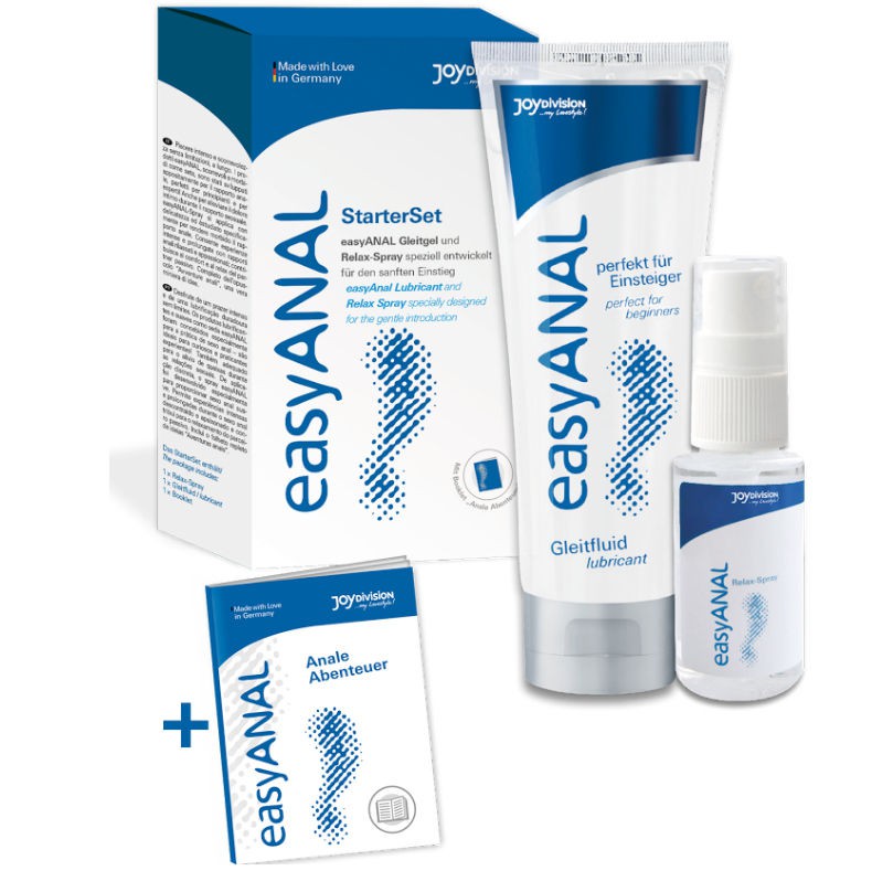 EASY ANAL STARTER SET  LUBRICANTE + RELAX SPRAY