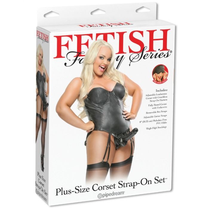 PLUS SIZE CORSET STRAP-ON