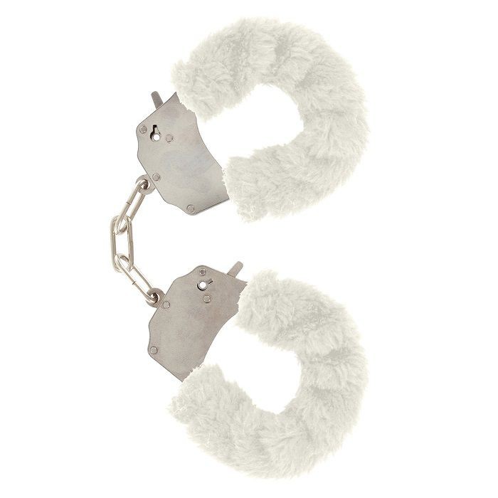 FURRY FUN CUFFS LECHEROUS WHITE