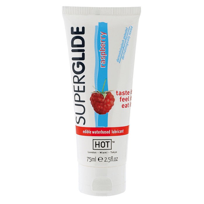 HOT SUPERGLIDE LUBR WB RASPBERRY 75ML