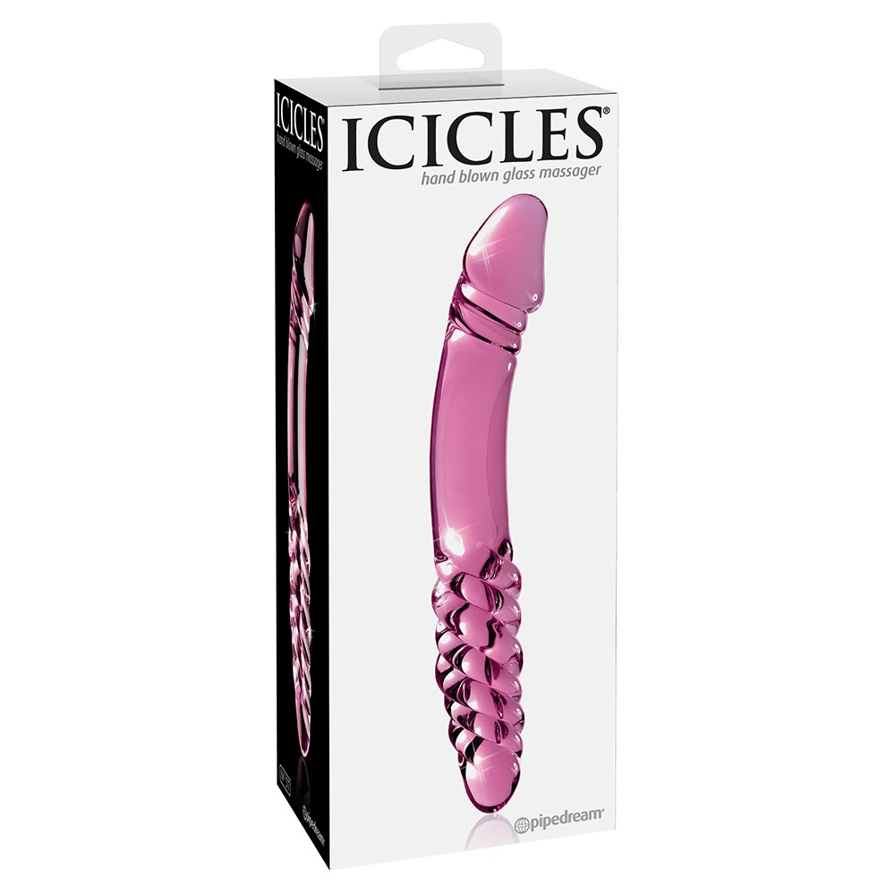 ICICLES GLASS DOUBLE DILDO N57